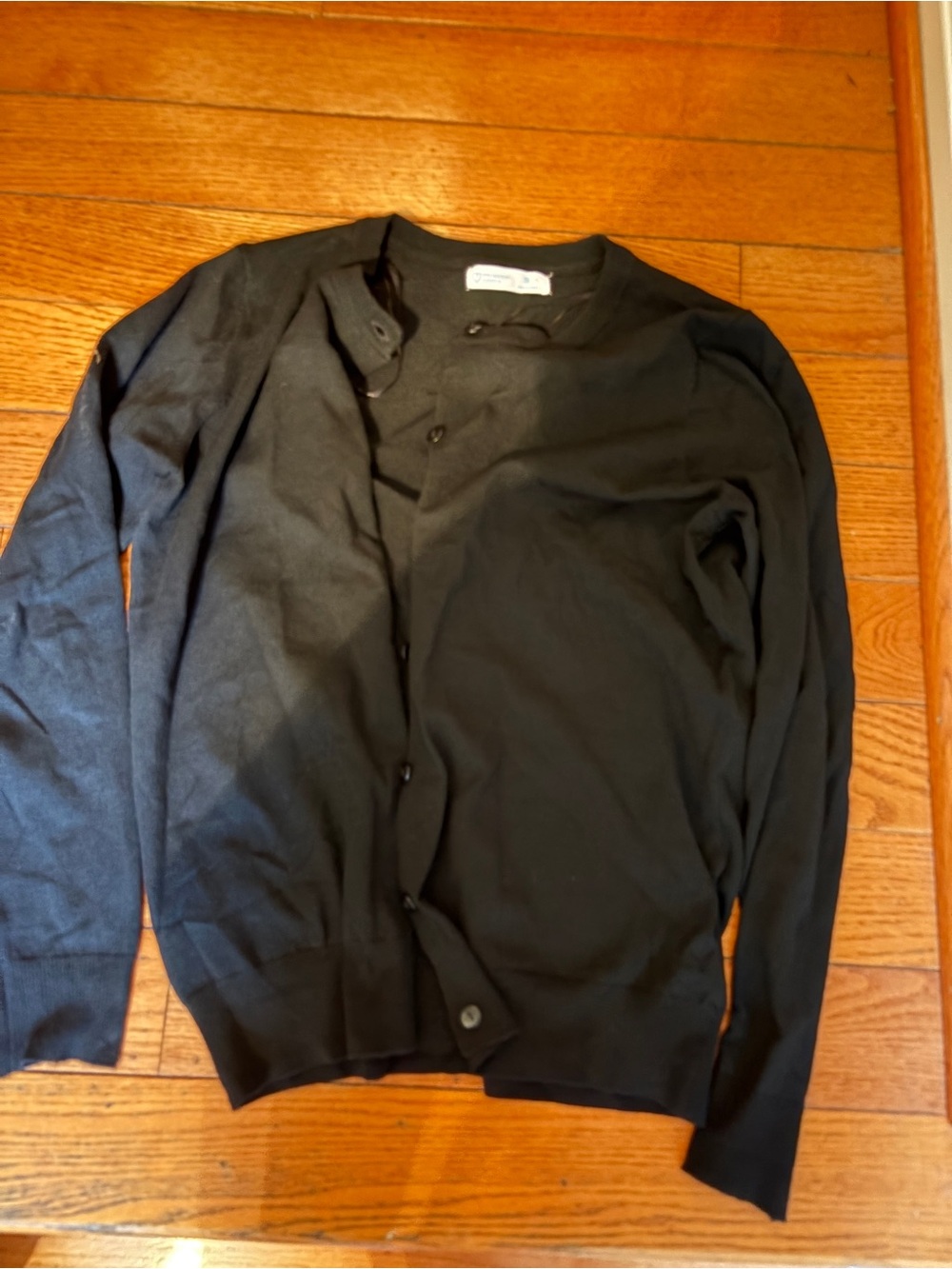 Women’s Black Button-Up Cardigan Sweater